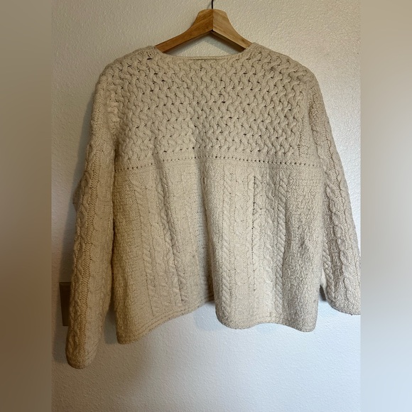 Connemara Knitwear sweater. Merino wool. Large. Made in Ireland - Picture 2 of 6